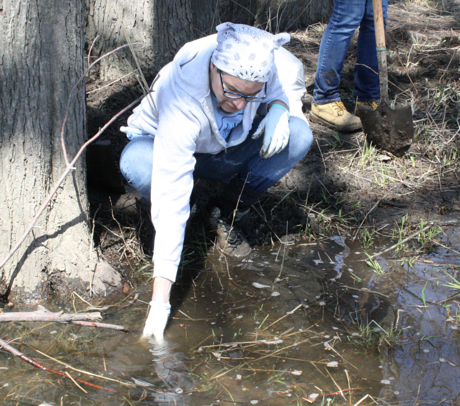 Volunteers clean up everything from toilets to wood-fired cook stoves from river banks